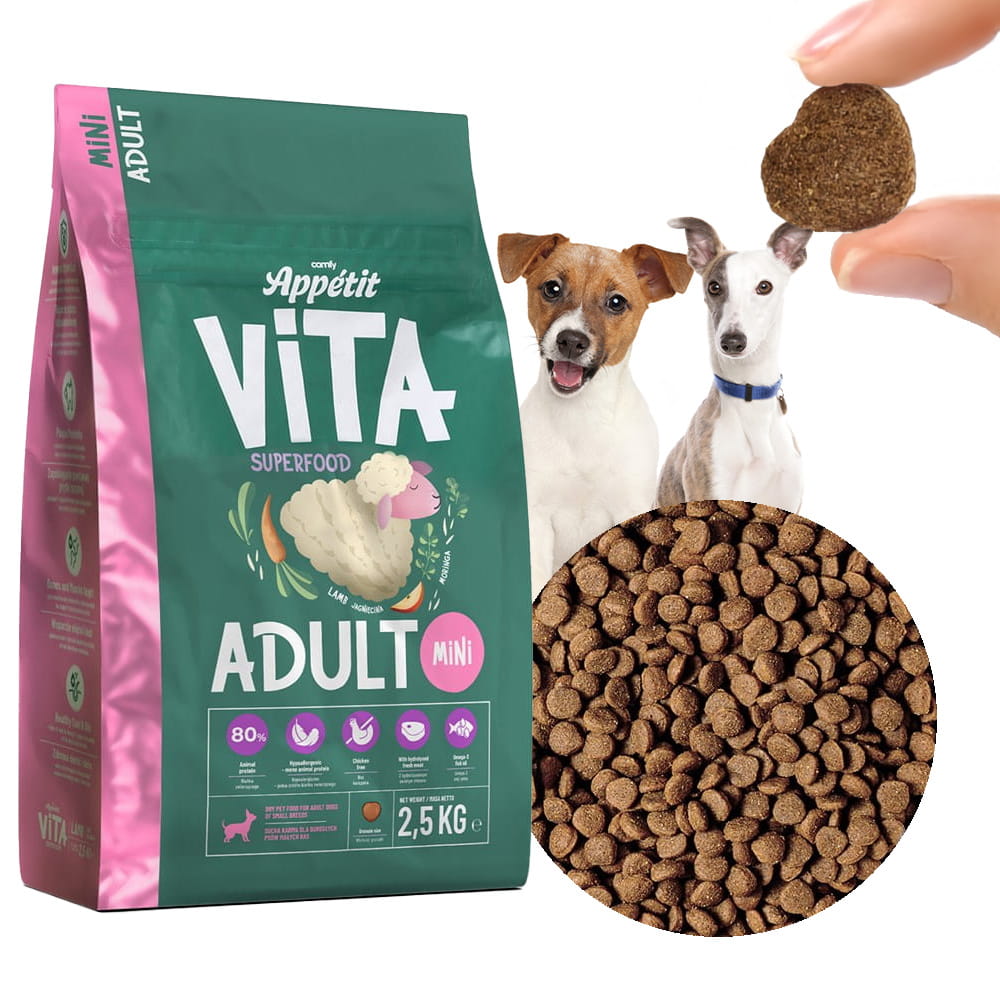 Comfy Appetit Vita Mini Lamb Karma Sucha Dla Psa Jagnięcina 2,5kg